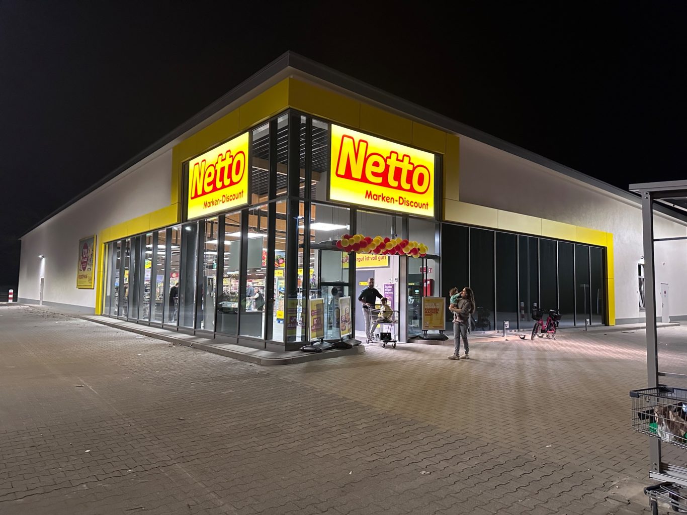 Neubau eines Netto-Marktes in Herne